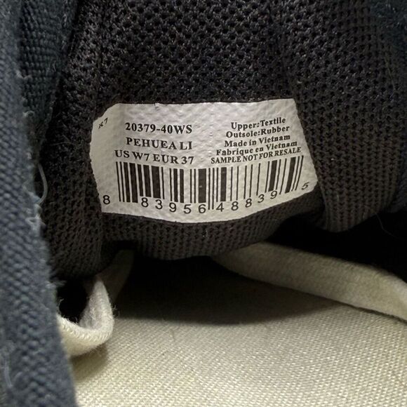 OluKai Pehueali Black Lace Up Slip On Sneakers - Women’s US 7 - Picture 10 of 11